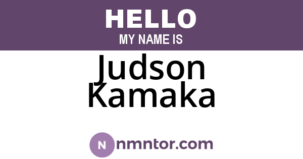 Judson Kamaka