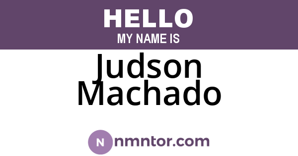 Judson Machado