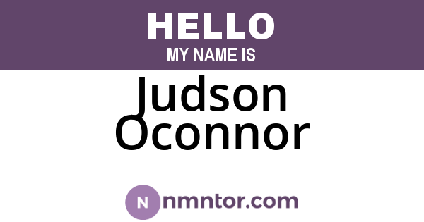Judson Oconnor