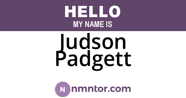 Judson Padgett