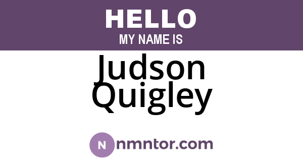 Judson Quigley