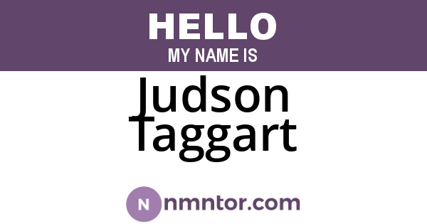 Judson Taggart