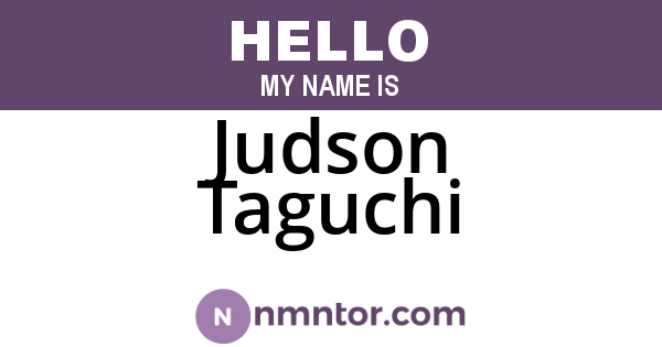 Judson Taguchi