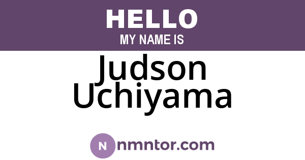 Judson Uchiyama
