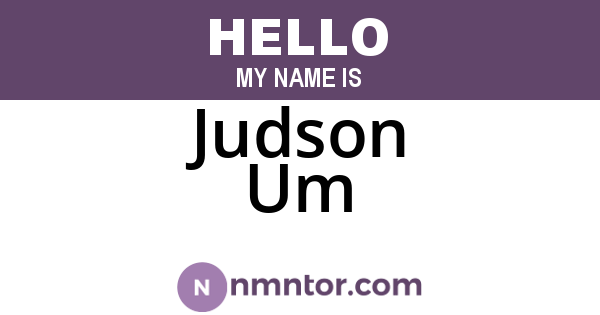 Judson Um