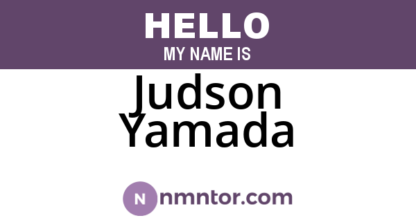 Judson Yamada