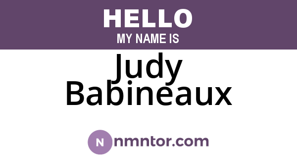 Judy Babineaux