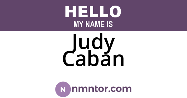 Judy Caban
