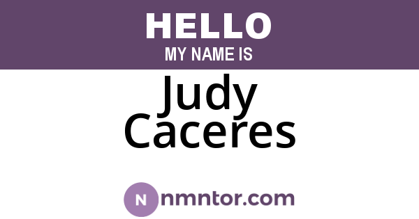Judy Caceres