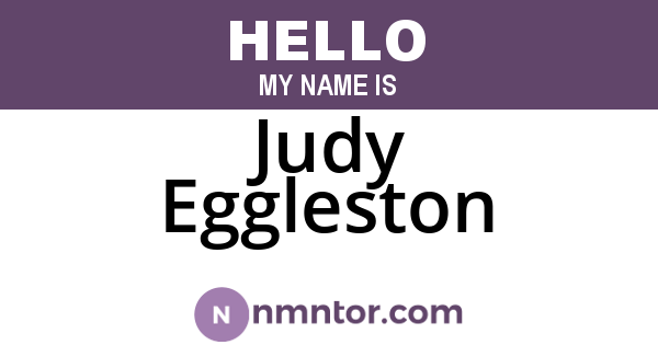 Judy Eggleston
