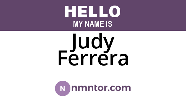 Judy Ferrera
