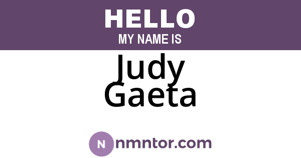 Judy Gaeta