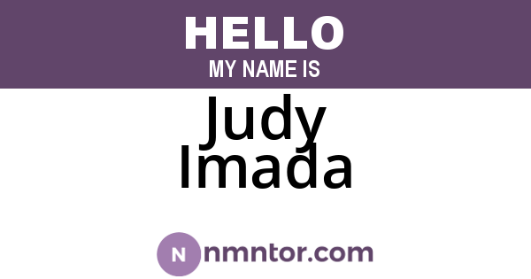 Judy Imada