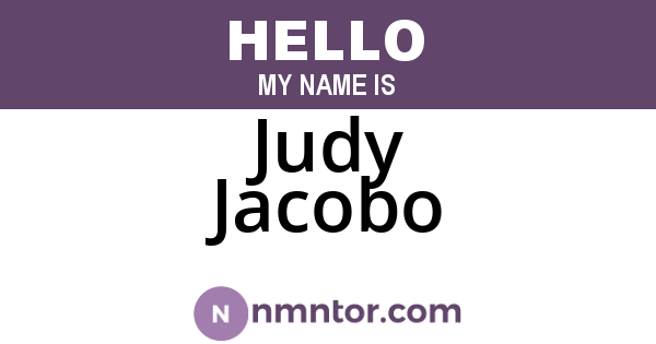Judy Jacobo
