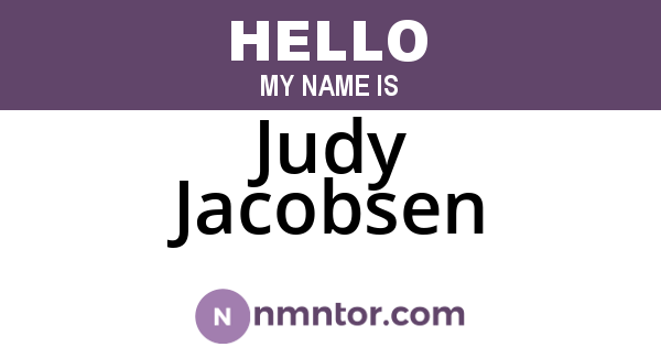 Judy Jacobsen