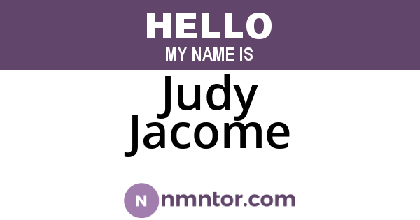 Judy Jacome