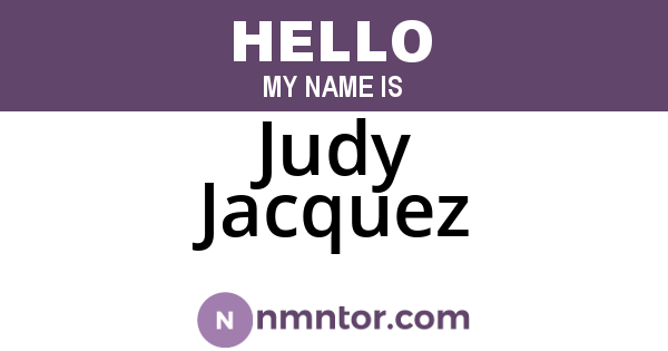 Judy Jacquez
