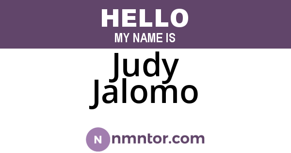 Judy Jalomo
