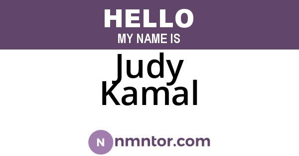 Judy Kamal