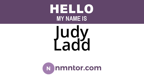Judy Ladd