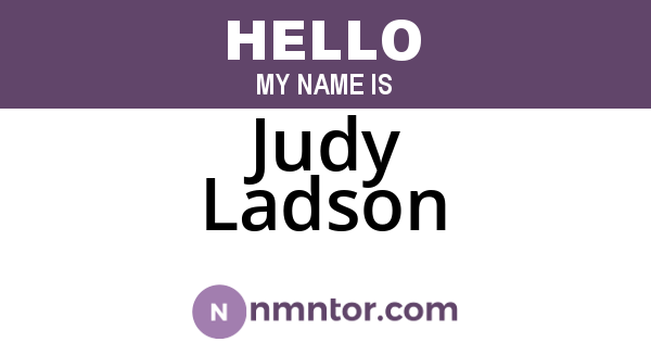 Judy Ladson