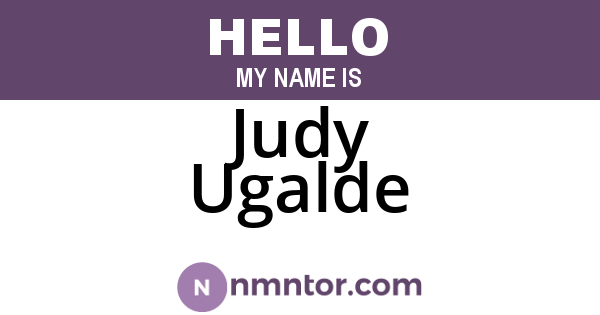 Judy Ugalde