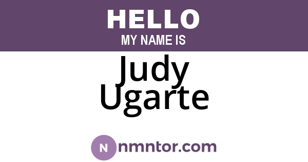 Judy Ugarte