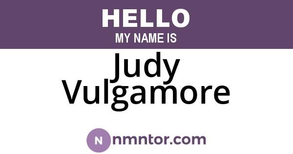 Judy Vulgamore