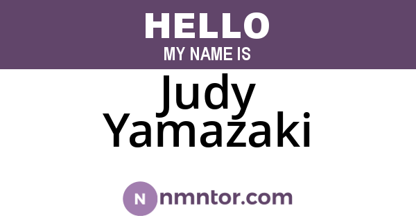 Judy Yamazaki