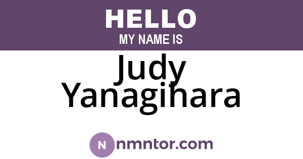 Judy Yanagihara