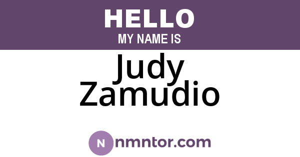 Judy Zamudio