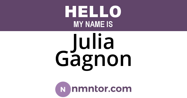 Julia Gagnon