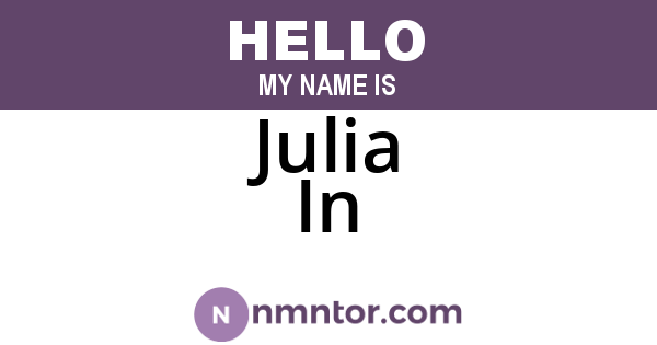 Julia In