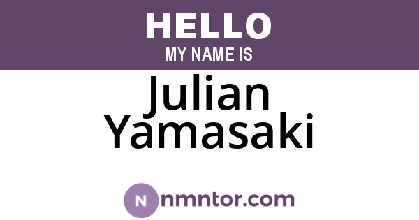 Julian Yamasaki