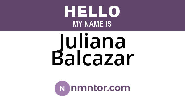 Juliana Balcazar