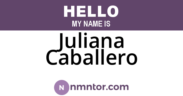 Juliana Caballero