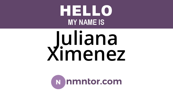 Juliana Ximenez