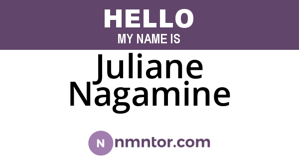 Juliane Nagamine