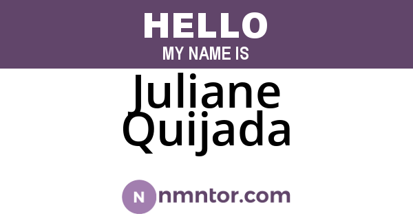 Juliane Quijada