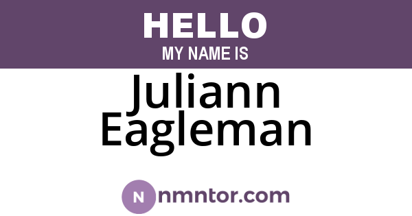 Juliann Eagleman