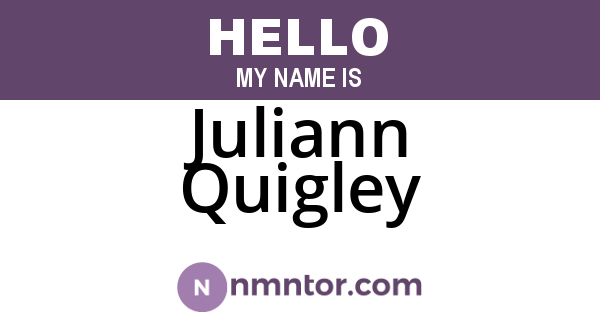 Juliann Quigley
