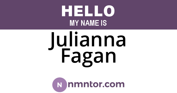 Julianna Fagan