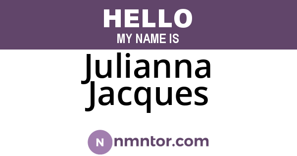 Julianna Jacques