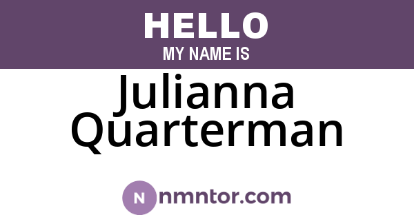 Julianna Quarterman