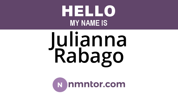 Julianna Rabago