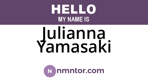 Julianna Yamasaki