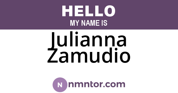 Julianna Zamudio