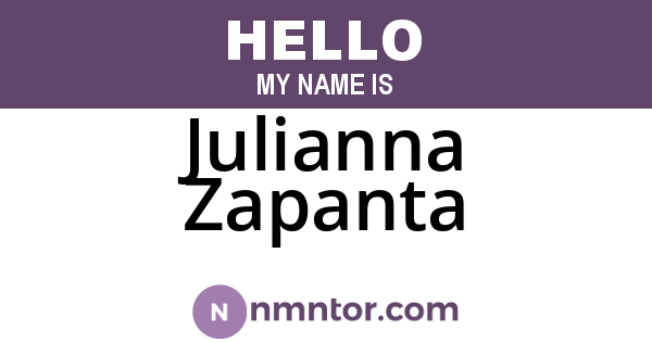Julianna Zapanta