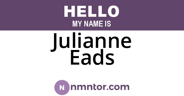 Julianne Eads
