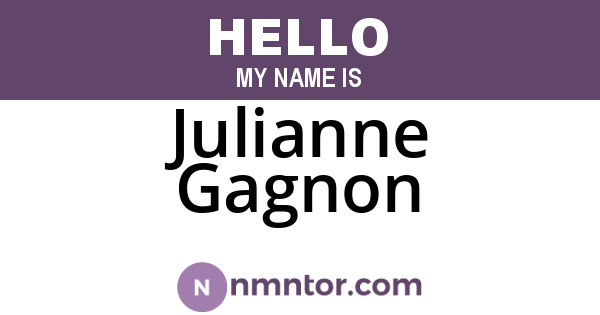 Julianne Gagnon